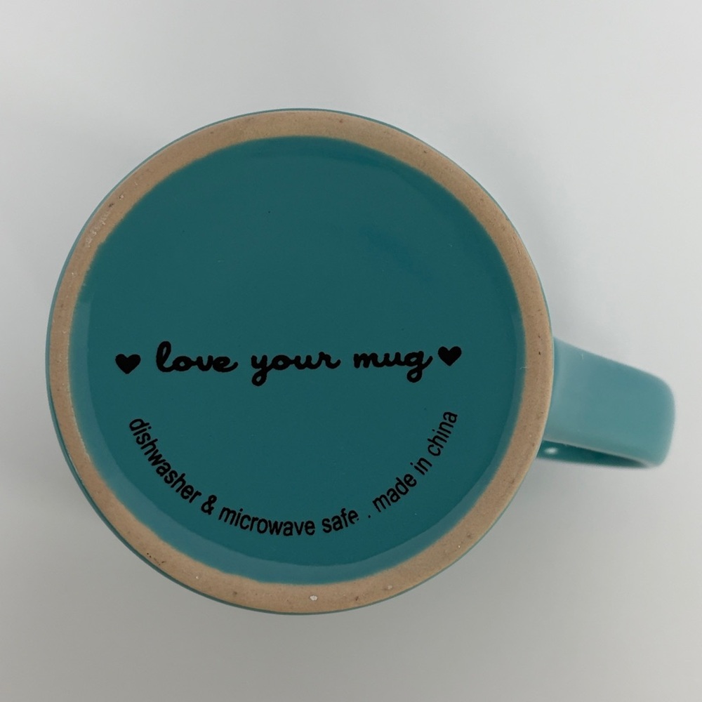 “#iwokeuplikethis” Teal Mug - Picture 6 of 8